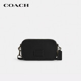 蔻驰（COACH）【品牌直供】男士WYATT中号斜挎小方包黑色CM113礼物送男友次日达