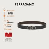 菲拉格慕（Ferragamo）男士双面GANCINI可调式腰带 0464231_C_95 礼物送男友