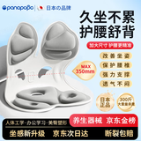 Panapopo人体工学护腰坐垫靠背椅一体支撑矫坐姿防驼背办公室久坐不累神器