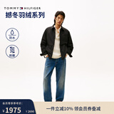 Tommy Hilfiger秋冬男装耐磨衬衫领无绗缝90鹅绒羽绒服/防风防水三合一外套 黑色BDS 2XL （推荐：180-200斤）