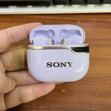索尼蓝牙耳机半入耳式重低音立体声HIFI运动跑步骑行通话降噪超长续航新款全新SONY无线耳机 紫色