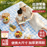 有时光一次性野餐垫防潮户外露营加厚春游垫子便携地垫郊游沙滩垫野餐布