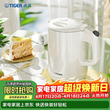 虎牌（TIGER）电热水壶 双层防烫 快烧水壶 PCG-G10C 1L电水壶 白色