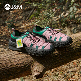 快乐玛丽（J&M）董璇同款休闲鞋女秋季登山鞋厚底运动鞋户外露营女鞋 黑色 38