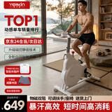 英尔健（yingerjian） 动感单车家用磁控智能健身车室内静音减肥健身房运动器材脚踏车 [旗舰pro款]蓝牙app/竞速游戏/AR实景