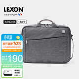 乐上（LEXON）单肩包男14英寸笔记本手提电脑公文包商务简约耐磨 情人节礼物