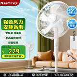 格力（GREE）【格力造-品质推荐】大风量落地扇家用电风扇摇头轻音柔风电扇科技风节能宿舍风扇 FD-40X77Bh5