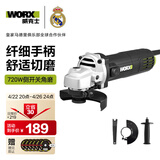 威克士720W角磨机WU800S手持切割机打磨机抛光机手砂轮磨光机