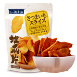 廿一研食社原味香脆地瓜片80g袋新鲜蜜薯原切红薯片休闲零食解馋红薯干
