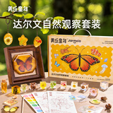 美乐童年达尔文自然观察套装植物标本书签挂件儿童男女孩玩具生日礼物礼盒