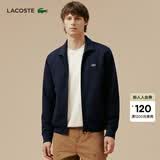 LACOSTE法国鳄鱼男装休闲纯色百搭刺绣翻领长袖运动衫卫衣外套|SH9887 166/深蓝色 S 3