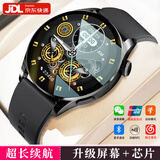 HUXIAVIM智能手表华强北watch华为机鸿蒙安卓系统苹果机适用运动gt5 ultra心率血压血氧检测男女生礼物 黑胶带Pro NFC+双支付+独立音乐+升级芯片 消息提醒+定位导航+超长待机+心