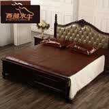 西部水牛 牛皮席水牛皮凉席真皮席子加厚头层1.8m米床软席硬席单人双人 1.5*2.0米特厚4.5MM软席（无枕套）
