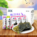 ZEK儿童宝宝即食拌饭海苔混合口味84g (18包）追剧休闲零食小吃
