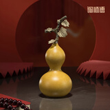 铜师傅《 福禄之飞黄腾达》客厅 桌面 铜葫芦摆件 家居装饰乔迁礼物
