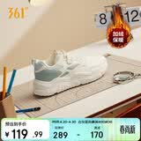 361°运动女鞋加绒保暖棉鞋冬季女士复古厚底休闲老爹鞋子682446738-1