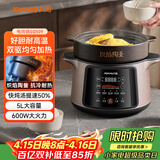 九阳（Joyoung）电炖锅 电炖盅 煲汤锅炖汤锅 煮粥锅多功能锅婴儿熬粥专用 电煮锅 5L炽陶GD509