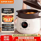 苏泊尔（SUPOR）电炖锅电炖盅 电砂锅煲汤锅 炖汤锅 燕窝炖锅 紫陶锅电汤锅煮粥神器 电煮锅家用DG50YC851多功能锅