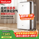 亚都（YADU）空气净化器 办公室家用净化器 除甲醛细菌雾霾过敏源流感 KJ600G-S5Pro
