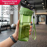 特百惠（Tupperware）茶韵500ml塑料杯男女士学生运动水杯子大容量泡茶杯 青苔绿