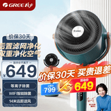格力（GREE）【等离子净化】空气循环扇直流变频遥控电风扇家用摇头电扇循环对流风扇落地扇 FXDZ-2305Bbg5