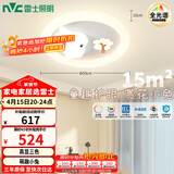 雷士（NVC）LED照明吸顶灯儿童灯卧室高显照明氛围装饰童趣健康护眼小兔赏花