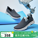 斯凯奇（Skechers）斯凯奇轻便一脚套懒人鞋编织网布透气休闲鞋健步鞋男 55500/NVY 41