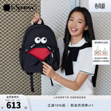 LeSportsac乐播诗新款表情系列背包通勤轻便双肩包书包生日礼物 经典黑
