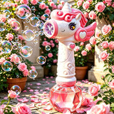 索迪吹泡泡机枪棒婴儿童玩具男女孩电动手持全自动生日新年礼物1-3岁2