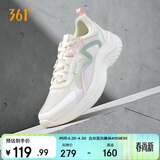 361°运动鞋女春夏季网纱透气轻便减震通勤休闲慢跑步鞋女682322205F-3