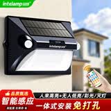 颖朗太阳能感应灯户外庭院灯壁灯家用照明灯防水景观灯人来高亮路灯