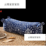 植贝诗艾绒枕头艾草艾叶颈椎老虎头枕成人睡眠单人家用 【大号青花瓷】虎头颈枕