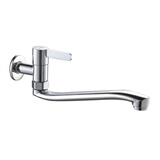 科固（KEGOO）加长拖把池水龙头可旋转 卫生间阳台洗衣池入墙式单冷龙头K220714