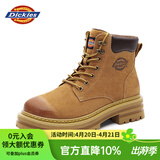 Dickies男士马丁靴高帮时尚男靴工装靴情侣靴男 土黄 42-男款