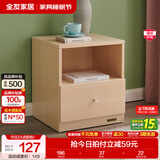 全友家居【床头柜合集】卧室储物柜子客厅收纳边角柜KD（需自行安装） 106302K-2单床头柜*1