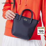 LACOSTE法国鳄鱼女包春夏简约潮流通勤小包斜挎包单肩包|NF2609PO 141/墨蓝色