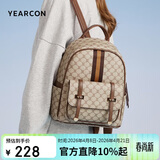 意尔康户外双肩包大容量背包开学书包洋气复古旅行背包送女友女士双肩包