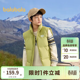 巴拉巴拉童装儿童羽绒马甲2025新款冬装男女童亲子装保暖外套羽绒服简约潮