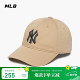 MLB帽子男女情侣棒球帽软顶鸭舌帽休闲运动帽四季3ACP6601N-50SAS-F