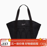 耐克（NIKE）女子训练托特包 拎包手提包斜挎包ONE休闲包CV0063-010黑