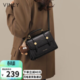 viney包包女包牛皮斜挎剑桥包轻奢单肩小方包生日母亲节礼物实用送妈妈