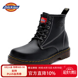 Dickies马丁靴男靴春季百搭靴子男高帮黑色皮靴英伦短靴厚底工装鞋子 黑色S28（男款） 43 【偏大一码，适合运动鞋44】