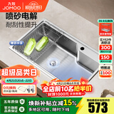 九牧（JOMOO）水槽304不锈钢厨房大单槽多功能水池洗菜盆洗碗盆 06677【75*45】不含龙头
