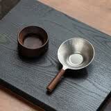 八千行纯钛茶漏高档茶滤过滤网超细茶叶过滤器功夫茶具配件