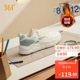 361°运动女鞋加绒保暖棉鞋冬季女士复古厚底休闲老爹鞋子682446738-1