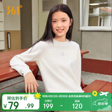 361°卫衣女春季加绒外套运动休闲圆领长袖套头衫上衣662344801D-1