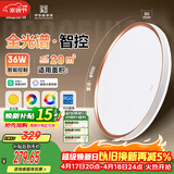 佛山照明吸顶灯智控灯具现代简约走廊儿童房节能灯36W宇汐