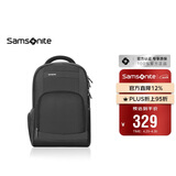 新秀丽电脑包双肩包商务背包笔记本包休闲都市36B*09010黑色15英寸