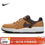 耐克NIKE休闲鞋男子经典减震FULL FORCE运动鞋HF7734-200棕白40