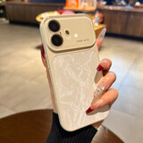 玛尔扎 雪山纹绒布素皮适用iphone18手机壳17promax苹果16pro秒变大视窗15新款古董白14全包镜头膜 秒变大视窗【古董白】雪山纹内置磁吸*自带镜头膜 iPhone 17